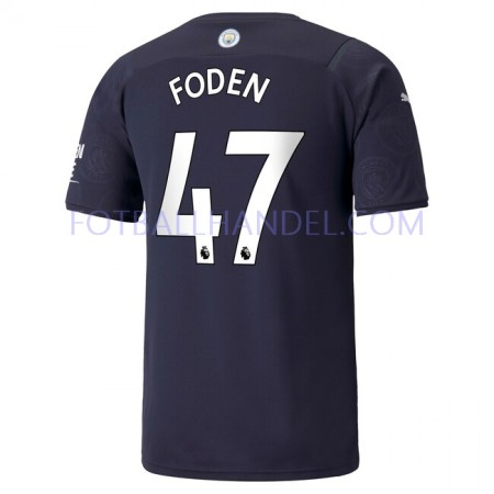 Herre Fotballdrakter Manchester City Phil Foden 47 Tredje 2021-22 Kortermet